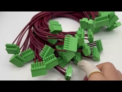 Runde Ring-Terminal Drähte mit PVC-Jackett Material kundenspezifische Drahtgurt