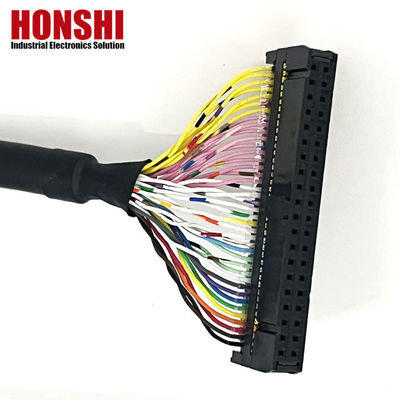 UL20276 Zertifiziertes 40P Schirmbandkabel PLC-Verbindung IDC zu Boxheader Flachkabel