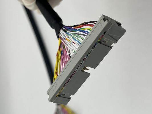 UL20276 Zertifiziertes 40P Schirmbandkabel PLC-Verbindung IDC zu Boxheader Flachkabel