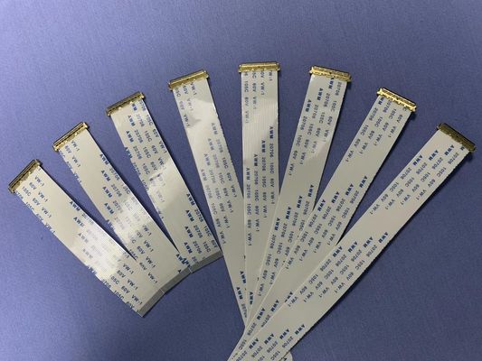 Isolationsmaterial PET Parallelbandkabel 1 mm 1,25 mm Pitch Custom FFC Kabel