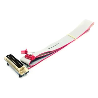 Mikro-Match-Konnektor Flat Electrical Wire IDC UL2651 Rot Flat Ribbon Kabel