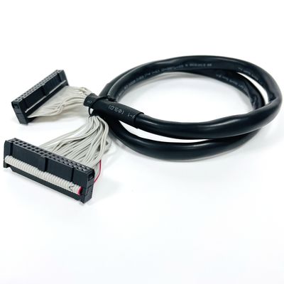2.0mm 40 Pin IDC Flachbandkabelmontage mit Zinnkopfdrahtleiter