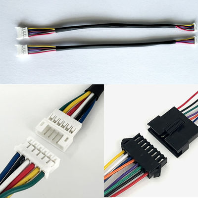 UL1007 Drahtgurt 2 Pin 6 Pin 8 Pin kundenspezifische elektrische Kabel