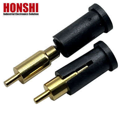 2.8mm Pogo-Pin-Anschluss Dip-Typ vergoldete Messing-Pogo-Pin