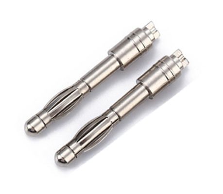 Individuelle Größe 4mm Männlicher Bananenstecker mit Gold und Gewinde Gewand garantiert