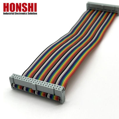 2.54mm IDC zu IDC Elektroflächenkabel 40-Pin-Multikolor-Bandkabel für Automobile