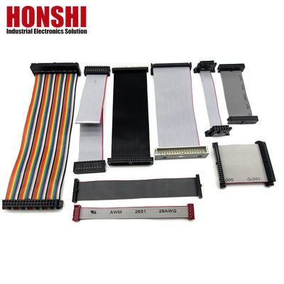 2.54mm IDC zu IDC Elektroflächenkabel 40-Pin-Multikolor-Bandkabel für Automobile