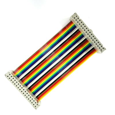 D Sub 9 Pin Flat Electrical Cable 28AWG Straight Serial RS232 Ribbon Cable (Flachkabel mit 28AWG-Fläche)