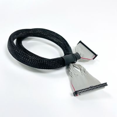 Fahrzeug-IDC Flachbandkabel 2,54 mm Schrägstand Isoliermaterial PVC Polyester