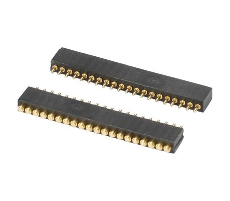 1.27mm H3.8mm Pogo Pin Connector Messing C6801 Material 12 Pin Connector mit Präzision