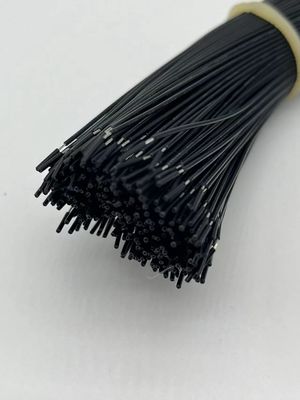 2.54mm Pitch 4 Pin Dupont Kabelmontage UL1007 24awg Schwarz