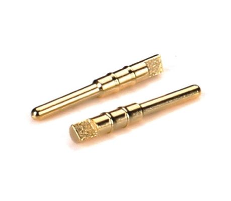 OEM CNC Messing bearbeitet Pins Kontakte Automatische Drehmaschine Prozess individuell Größe
