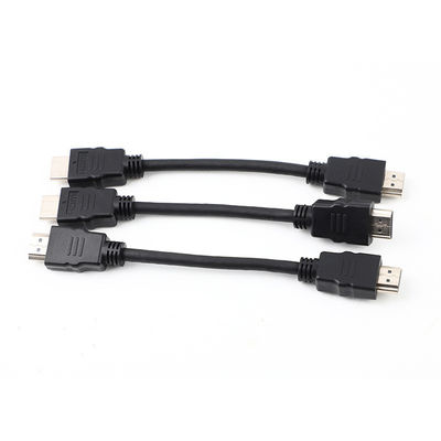 Vergoldete geformte Kabelmontage 4K HDTVI 1.4 2.0 Kabel 30AWG Für PC-TV