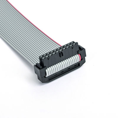 26Pin-IDC-Flachbandkabelanlage mit Dehnungsentlastung und 2,54mm IDC-IDC-Steckdose