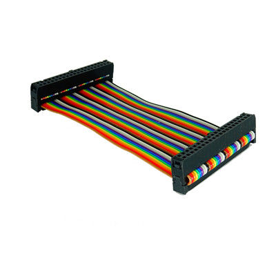 Auf Wunsch 2.54mm 12 Pin Bandkabel IDC Steckdose UL2651 28AWG Flachdrahtmontage