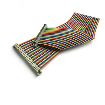 Auf Wunsch 2.54mm 12 Pin Bandkabel IDC Steckdose UL2651 28AWG Flachdrahtmontage