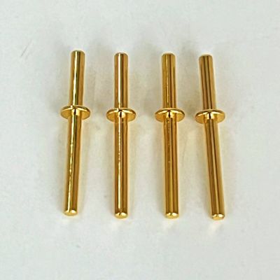 Vergoldete Messing-Bearbeitungspins 1,6x20 mm für CNC-Vertikalbearbeitungszentrum