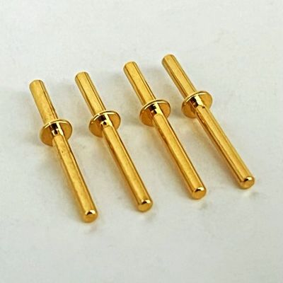Vergoldete Messing-Bearbeitungspins 1,6x20 mm für CNC-Vertikalbearbeitungszentrum