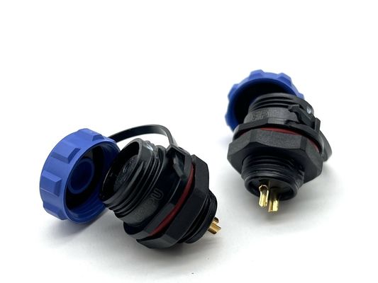 Wasserdichte IP67 Kreislaufdrahtanschlüsse DIN Typ Männlicher Stecker 2 3 4 5 6 8 10 12 Pin