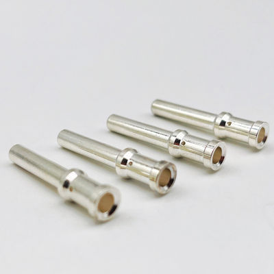 CNC-Drehmaschinen-Pins Rund Kupfer-Kontaktpins mit Goldplattierung