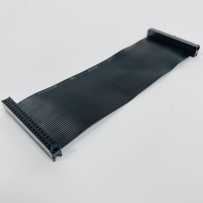 Custom 2,54mm Schwarzes Flachkabel 6 - 64 Pin IDC Flachbandkabel