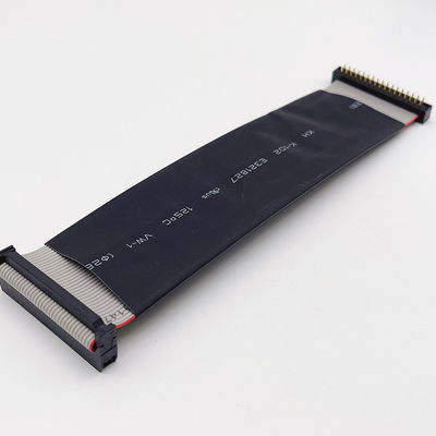 Custom 2,54mm Schwarzes Flachkabel 6 - 64 Pin IDC Flachbandkabel