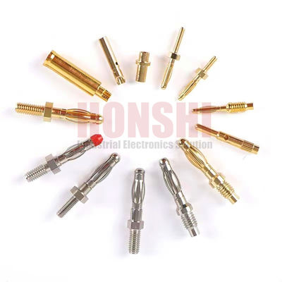 Banana Plug Präzisionsbearbeitung Multilam Pin Kontakt 4mm Lötkugel Endung