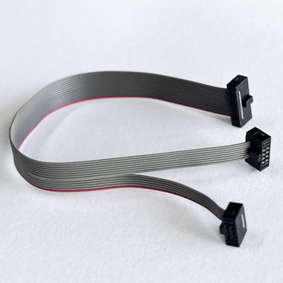1.27mm Flach-IDC-Kabel 10-Pin - 100-Pin-Band-Kabelmontage angepasste Länge