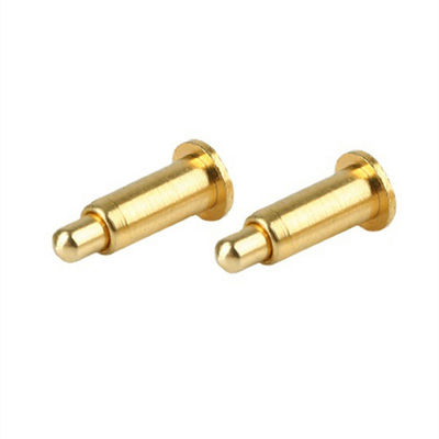 10.65mm Messing-Feder-Pin SMT-Typ Goldplattierte Pogo-Pin für Temperaturverbindungen