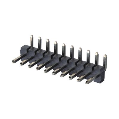 3.96mm vergoldete PCB-Spitzenkopfverbindung Einzelreihe SMT Typ 2 - 20 Pins H3.2mm
