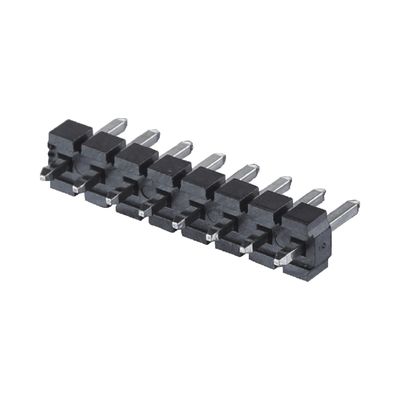 3.96mm vergoldete PCB-Spitzenkopfverbindung Einzelreihe SMT Typ 2 - 20 Pins H3.2mm