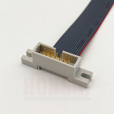 Elektronisches Flachkabel 2,54 mm Tonhöhe IDC Flachbandkabelanschluss