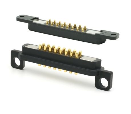 Magnetische Verbindung 6 Pole Pogo Pin 3a Federladen Wasserdichtes Ladekonnektor