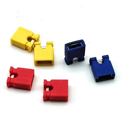 Automobil Mini Jumper Connector Board to Board Weibliche Steckdose 1,27mm 2mm 2,54mm Pitch Schwarz Rot Gelb mit Ni Plating