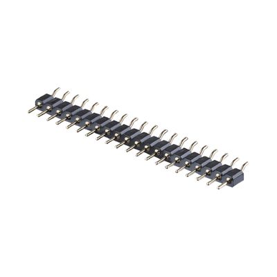 2.54mm Bearbeitungspinnkopf Rechtswinkel SMT SMD PCB Einzeilenkopfverbindung