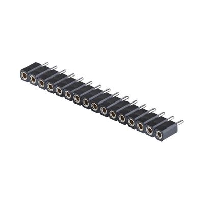 2.54mm Bearbeitungspinnkopf Rechtswinkel SMT SMD PCB Einzeilenkopfverbindung