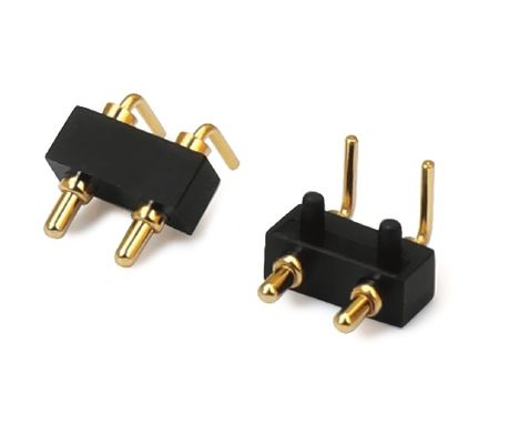 3.0mm 2Pin Männlicher Pogopin Einreiher Rechtswinkel Dip Pogo Pin Wasserdichtes Stecker