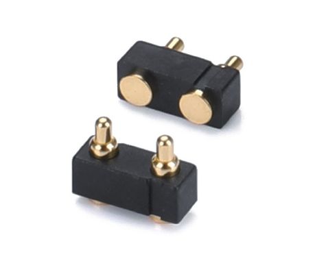 3.0mm 2Pin Männlicher Pogopin Einreiher Rechtswinkel Dip Pogo Pin Wasserdichtes Stecker