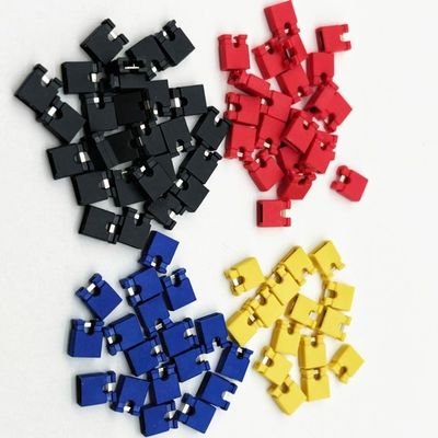 3A-5A 2.54mm Pitch Mini Jumper Höhe 6.0mm Rot Blau Gelb Schwarz mit offenem Deckel