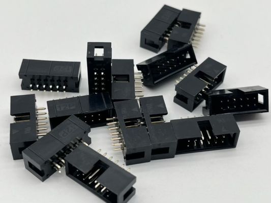 Rechtswinkel-Box-Header-Anschluss DIP-PCB DC3 12 Pins-Header 2,54 mm Abstand