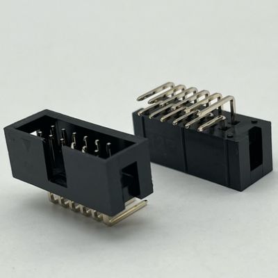 Rechtswinkel-Box-Header-Anschluss DIP-PCB DC3 12 Pins-Header 2,54 mm Abstand