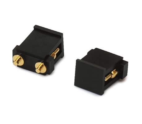 Custom 2,54mm Pitch Männlich 6 Pin 1,5mm PCB-Anschluss Federladen Pogo Pin-Anschluss