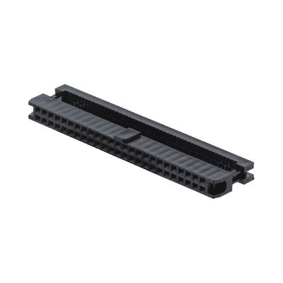 8 Pin - 24 Pin Einzelreih IDC-Anschluss 2,54 mm Pitch Schwarz weibliche FC-Steckdose