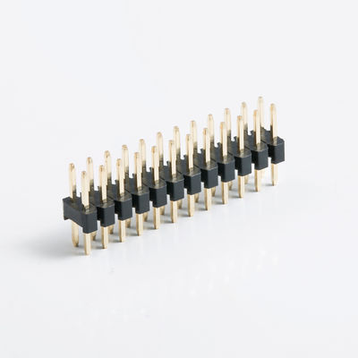 Zwei-Reihe-Board-zu-Board-Anschluss 2,54 mm Abstand 2 Pins 20 Pins 80 Pins Gerade PCB