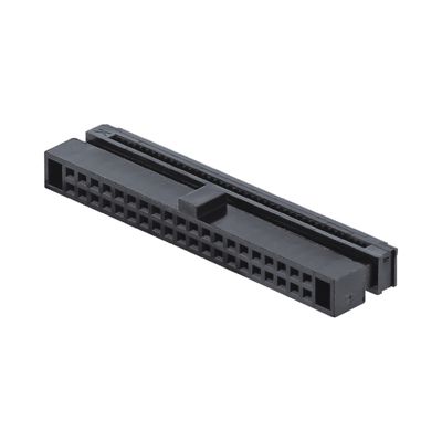 1.27mm Pitch Black IDC Steckverbinder 10 Pin - 100 Pin Weibliche Steckdose Flachkabel FC Steckdose