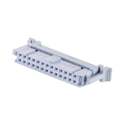 Goldblechplattierung 2,54 mm Box Header PBT Messing 6P - 64P IDC Board To Wire Connector