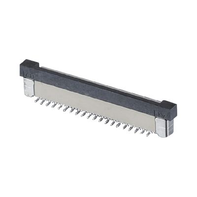 4 - 60 Pin FPC-Kabelanschluss 0,5 / 1,0 mm Tonhöhe SMT ZIF DIP Typ Ober-Unter PA9T Kunststoff