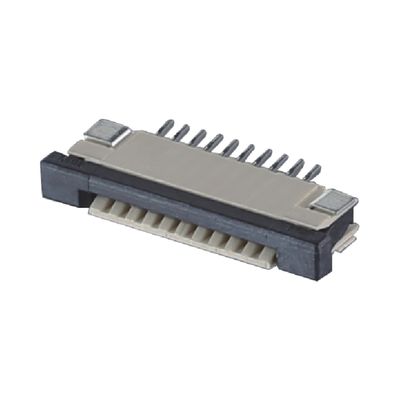 4 - 60 Pin FPC-Kabelanschluss 0,5 / 1,0 mm Tonhöhe SMT ZIF DIP Typ Ober-Unter PA9T Kunststoff