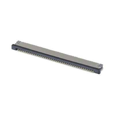 4 - 60 Pin FPC-Kabelanschluss 0,5 / 1,0 mm Tonhöhe SMT ZIF DIP Typ Ober-Unter PA9T Kunststoff