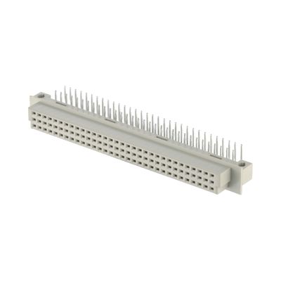2.54mm DIN 41612 Anschluss 64 Stift Rechtswinkel weibliche Stifte durch Loch 3 Reihe Anschluss